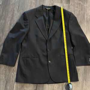 Brooks Brothers Brooksease 40R Gray Blazer 97% Wool/3% Ly  2 Button